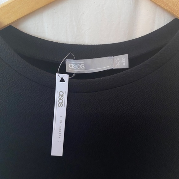 NWT Asos shift dress with striped fringe - Picture 4 of 6